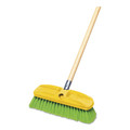 Rubbermaid Commercial Synthetic-Fill Wash Brush, 10" Yellow Plastic Block FG9B7200GRN